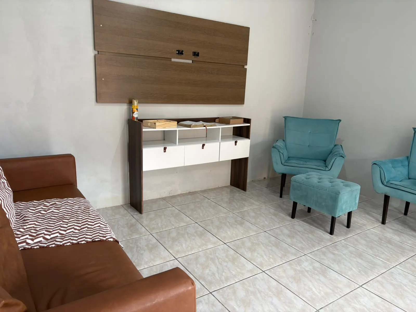 Sala de convivência do Residencial Aurora em Tramandaí
