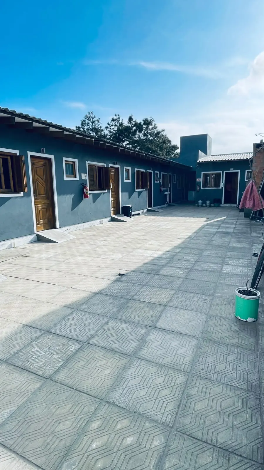 Área externa da casa do Residencial Aurora em Tramandaí